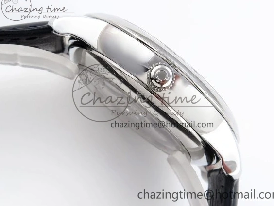 0105 De Ville Power Reserve SS MKF 1:1 Best Edition Black Dial on Black Leather Strap A Packable 7744